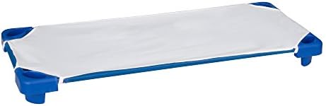 מיטות מעונות יום הניתנות לגיבוב לילדים בגיל הרך, מנוחה ושעת שינה, ספג-0232-5-12 יחידות, כחול