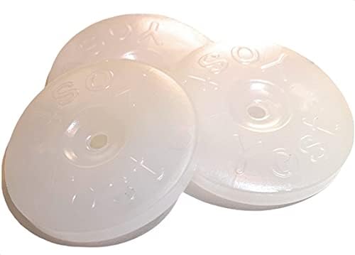יוסט פלסטיק-פלסטיק כובע מנקי, שימוש עם מסמרים או ברגים, 500 כמות, 1-1 / 8 תוצרת ארה ב