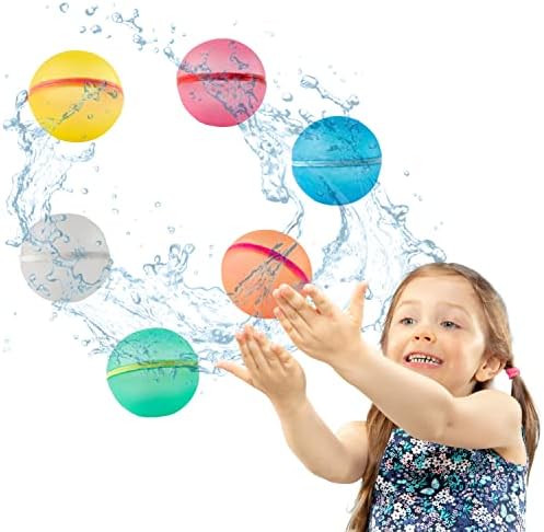 AVAMA - דגם משופר 2023 - בלוני מים לשימוש חוזר לילדים, בלוני מים מגנטיים, Waterballoon - צעצועי בריכה