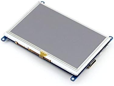 Top1 אינץ 'מסך מגע התנגדות 5 אינץ' LCD 800 × 480 פיקסלים HDMI תואם 5 תצוגת LCD TFT עבור Raspberry Pi 4/3b+ יציאת