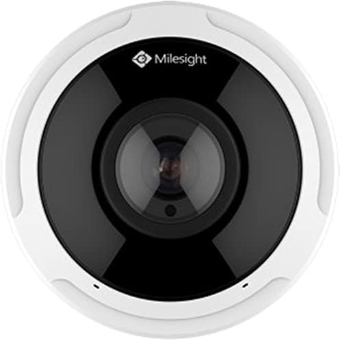 Milesight MS-C9674-PA 12MP AI 360 ° פנורמי FISHEYE MINI Network Camer