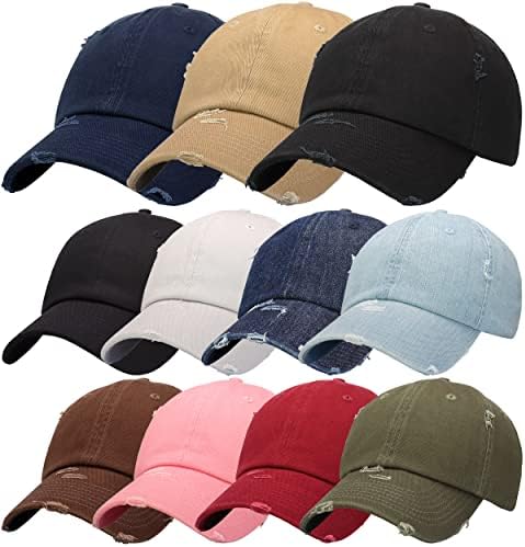 כובע וינטג ' לשני המינים לגברים נשים במצוקה כובע בייסבול כובעי אבא לא מובנה מתכוונן שטף גברים של כובעים רגילים