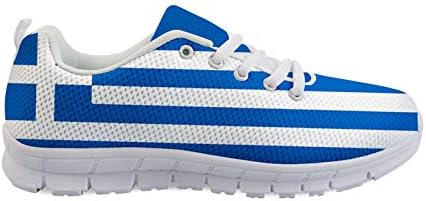 דגל יווני דגל יווני מפעיל גברים קלים נעלי ספורט מזדמנים נושמים נעלי אופנה נעלי הליכה