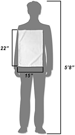 שן הארי הוורדים התלת מימדי הפוך מגבת יד משאלה, 15 x 22, רב צבעוני