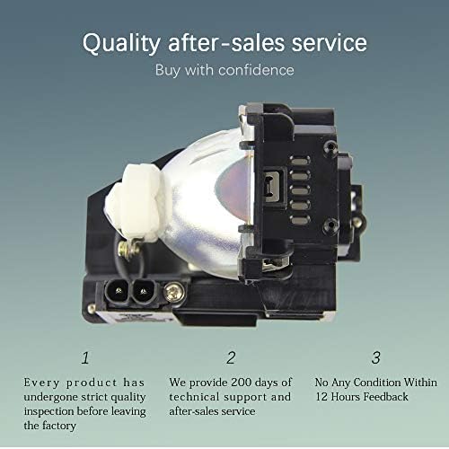 CTBAIER NP07LP/LV-LP31 Replacement Projector Lamp Bulb for NEC NP300 NP400 NP500 NP600 NP300A NP500W