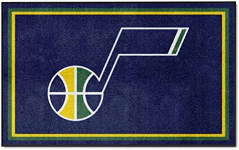 NBA - יוטה ג'אז 4ft. x 6ft. שטיח אזור קטיפה