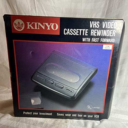 Kinyo VHS Video Cassette Rewinder VR-1601 עם מהיר קדימה