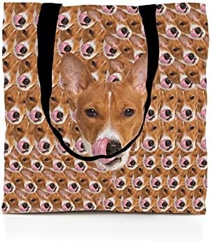 Guglili מצחיק Vizsla תיק כלב תיק חיות מחמד מחית חיות פנים פנים כתף ראש לטיולי קניות מזדמנים