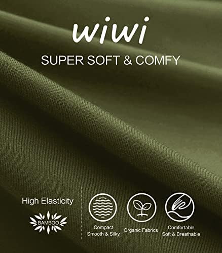 Wiwi Womens במבוק שני תלבושות של שני חלקים סוודר שרוול קצר אימון אימונית מכנסיים ארוכים סטים סטים S-XXL
