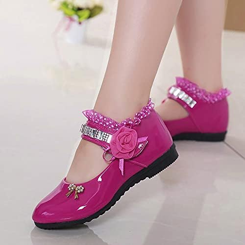נערות פרחי נסיכה עור ריקוד רך נעליים נעליים נעליים נעליים רווחות נעליים מצוירות