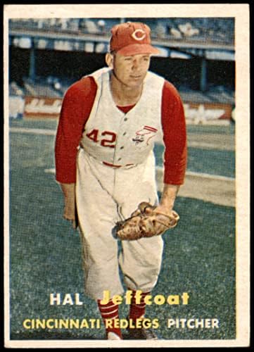 1957 Topps 93 Hal Jeffcoat Cincinnati Reds Ex