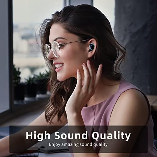 אוזניות Bluetooth של Zivsivc, IPX7 Bluetooth Bluetooth 5.1 סטריאו, אוזניות אלחוטיות, באוזניות אוזניות,