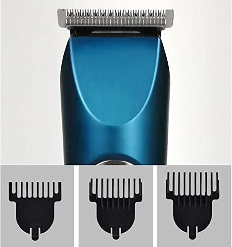 Jyybn גוזז שיער מקצועי USB נטען 3x מסרקים מסרקים מכסה ספרות נירוסטה לרחיצה לריצוף שיער חיתוך גברים מספרה