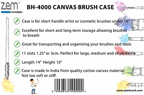 ZEM Brush Canvas אמן מברשת מארגן BH-4000