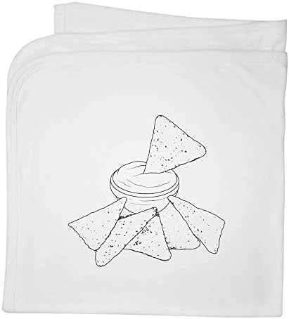 Azeeda 'Nachos & Dip' שמיכה/צעיף כותנה כותנה
