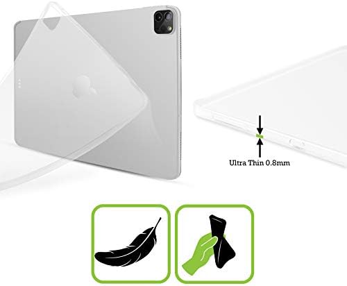 עיצובים של תיק ראש מורשה רשמית Haroulita Peachy Peachy Doodles Gel Case תואם ל- Apple iPad Pro 11