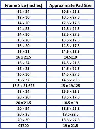 אספקת ריאיר 20 על 25 רפידות מסנן החלפת מנקה אוויר דינמי 20 על 25 מילוי לבן