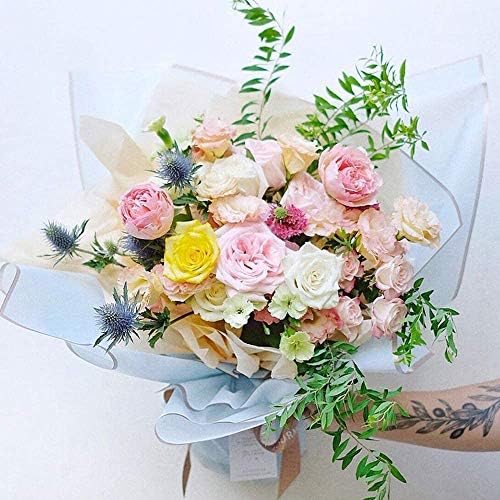 עמיד למים פרחוני גלישת נייר גיליונות טרי פרחים זר מתנת אריזה קוריאני אספקת פרחי, אריזה נחמדה 20 גיליונות