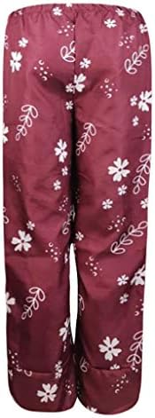 MacKneog אלסטי רופף מתאים מכנסי קפרי מזדמנים קפרי פשתן קפרי רגל רחבה למכנסי קפרי לנשים מזדמנים