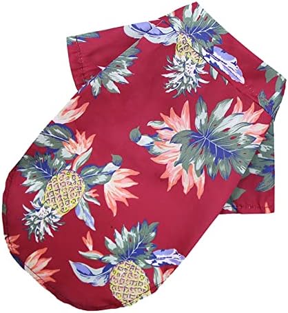 צ ' יוואווה חורף בגדים לחיות מחמד קיץ חולצות הוואי סגנון פרחוני כלב חולצה הוואי מודפס חולצות לנשימה