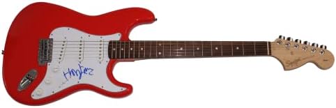 האנס צימר חתם על חתימה בגודל מלא אדום פנדר סטראטוקסטר גיטרה חשמלית ב - ג 'יימס ספנס ג' יי. אס. איי אימות