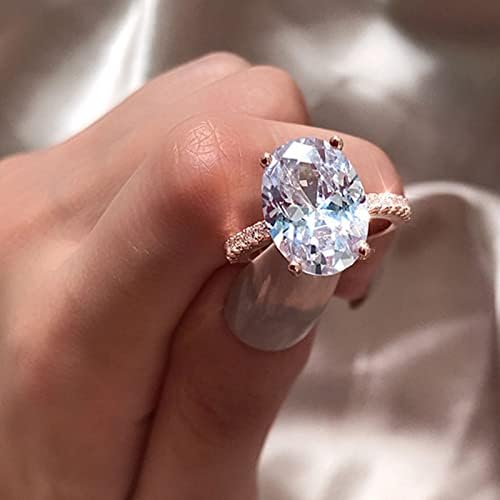 2023 תכשיטים חדשים לנשים אלגנטיות אבן חן אהבת טבעת קישוטים קישוטים