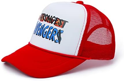 כובע בייסבול של קוסרדפוט, הגיבור החזק ביותר 2022 אופנה כובע נהג משאית רשת חיצוני לגברים נשים אדום