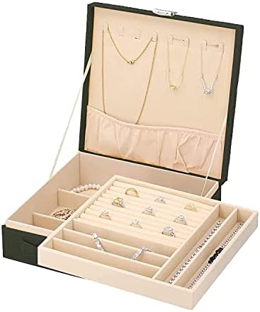 קופסת מארגן תכשיטים של LC תכשיטים תיבת תכשיטים מזכרת תיבת אחסון תכשיטים לנשים מתנות
