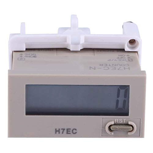 H7EC-N ללא מתח קלט LED מונה דיגיטלי מד דיגיטלי מונה חשמלי דיגיטלי 8 DIGIT LCD תצוג