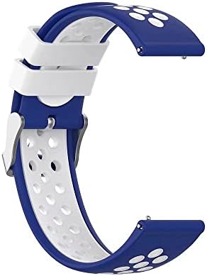 רצועת החלפה של ipartsonline תואמת ל- GTR 3 Pro Amazfit/GTR 3, Silicone Sport Watch Band תואם ל- Galaxy Watch