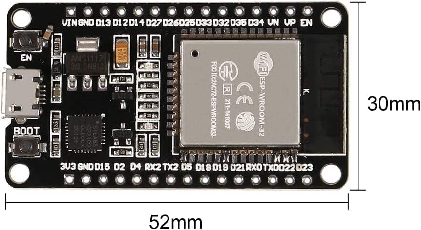 MELIFE 4 PCS עבור ESP32 ESP-32S לוח פיתוח ללא הרכב 2.4GHz מצב כפול WiFi Bluetooth ליבות כפולות מעבד מיקרו-בקר