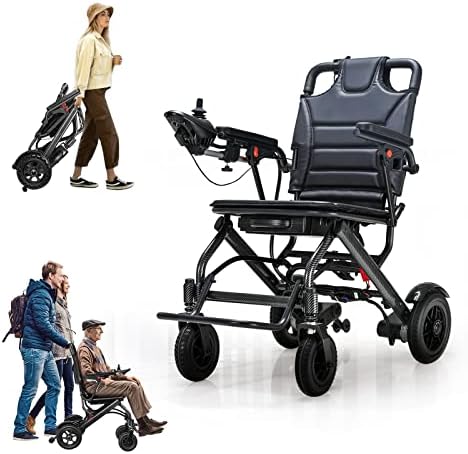 כסאות גלגלים חשמליים למבוגרים, סילה דה רודאס פארה למבוגרים, קל במיוחד ניידות גלגלים קטנוע, 13.8 ק ג כאשר