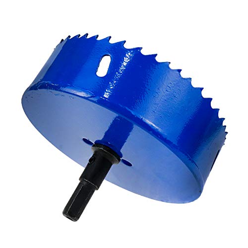 115 מ מ/4.5 דו מתכת עץ חור מסורים קצת שן חיתוך עבור שהחור לוח מתכת פלסטיק סיבי כחול