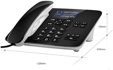 UXZDX Cujux טלפון כבלים - טלפונים - טלפון חידוש רטרו - מיני מתקשר מזהה טלפון, טלפון טלפון קבוע