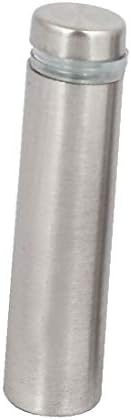 X-deree 12mmx52mm מפלדת אל חלד פרסום זכוכית סיכה מתקנת סיכה מתקנת בורג 10 יחידות (12mmx52 ממ acero בלתי