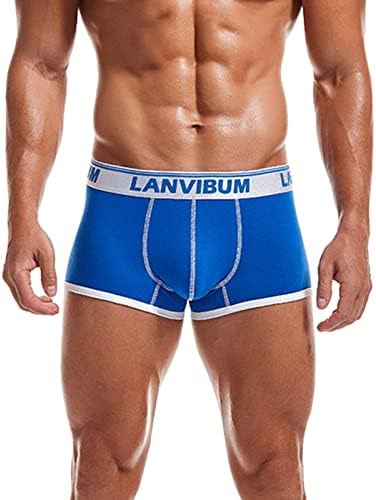 BMISEGM Mens Trunk תחתונים תחתוני אופנה גבריים תחתונים ברכיים סקסיות ברכיבה על תקצירים תחתונים