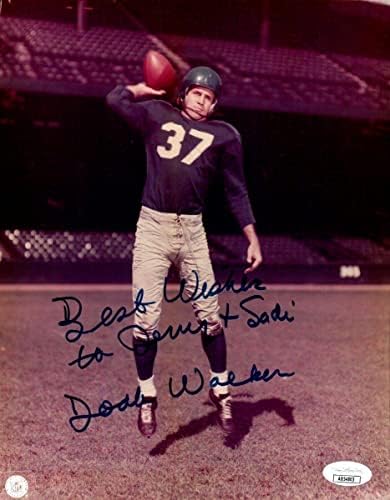דוק ווקר חתום על חתימה 8x10 תמונה דטרויט אריות בהתאמה אישית JSA AB54803 - תמונות NFL עם חתימה