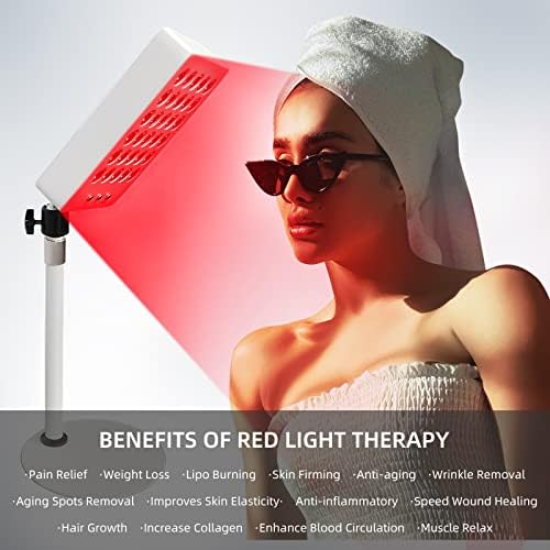 טיפול באור אדום בסמוך ללוח טיפול באור אינפרא אדום להסרת קמטים בעור פנים, הגדל קולגן, ריפוי פצעים, הפחתת