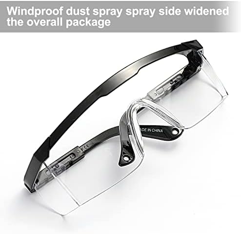 משקפי בטיחות מוזהבים על משקפי ראייה עם מסגרת שחורה, ערפל ושריטות עמידות בפני משקפי ירי הגנה על עיניים