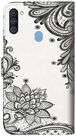 סמסונג גלקסי 11 ארנק מקרה, 3 ד צבע ציור עור מפוצל עמיד הלם להעיף מקרה עם רגלית אשראי כרטיסי חריץ מגנטי טלפון