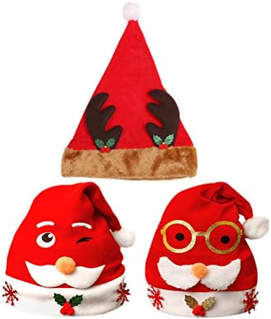 עבאודם 3 יחידות חג המולד המפלגה כובעי ביצועים כובעי מסיבת פסטיבל כובע