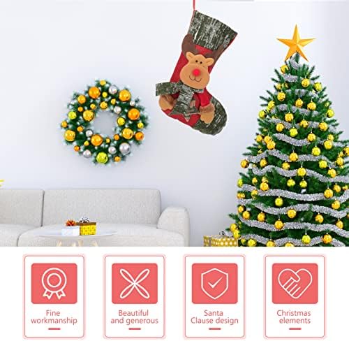 אייל דמות Veemoon עם ציוד קישוטים לטובת המסיבות תיק: תיקים משפחתיים גרביים לקישוטים לחג המולד
