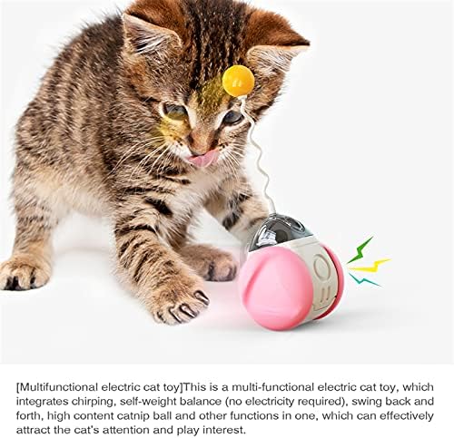 OTOMI GANLAN צעצועים לחתולים אינטראקטיביים לחתולים מקורה צעצועים אוטומטיים צעצועים עצמיים של חתלתול