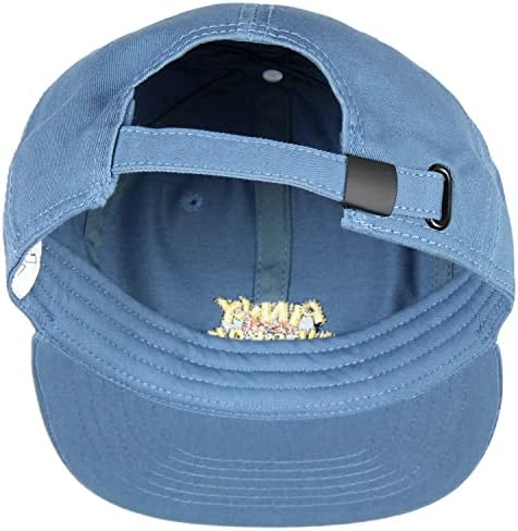 העולם הביולוגי אנימניאקים פינקי והמוח רקום לוגו מתכוונן מתכת סגירת אבא כובע כובע כחול