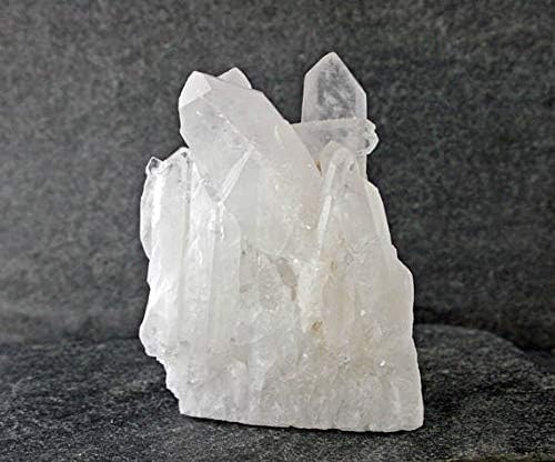 ANCAC 1 PCS טבעי לבן קוורץ אשכול אבן גביש יפה אבן דגימה מינרלית אבן ריפוי קוורץ 35-50 ממ