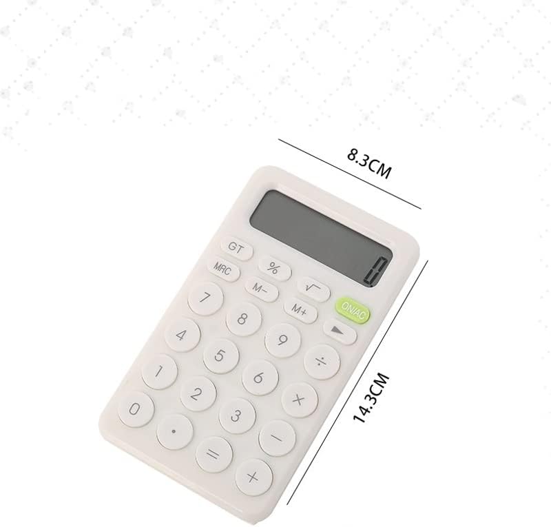 LNNSP 8 ספרות שולחן מיני מחשבון מיני כפתור גדול כלי חשבונאות פיננסי מתאים לתלמידי בית הספר (צבע: E, גודל