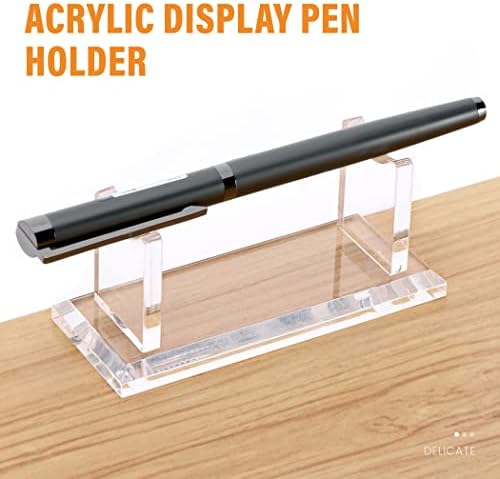 דוכן תצוגה מחזיק עט אקרילי סנרוי, מתלה מברשת איפור עט נובע חנות עיפרון, בעל תצוגת עט כדורי, מתלה ייבוש מכחול