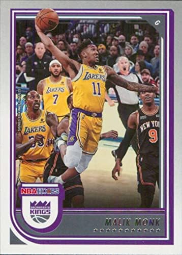 2022-23 Panini NBA Hoops 162 MALIK MONK NM-MT SACRAMENTO KINGS כרטיס מסחר בכדורסל NBA