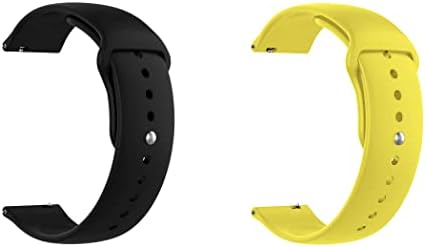 להקת שעון מהירה מהירה של דלון תואם ל- Huawei Watch GT 2E רצועת שעון סיליקון עם מנעול כפתור, חבילה