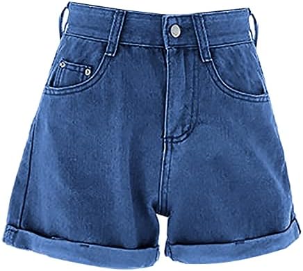 זמן ודרך מכנסיים ג ' ינס מכנסיים קצרים נשים של מסולסל ישר רגל מזדמן רחב רגל מכנסיים נשים על מכנסיים גבוה